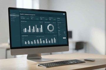 Schéma d'une base de données fournisseurs