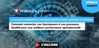 Qualité Fournisseurs en environnement Industriel, vous accompagner dans une démarche SRM et Qualité pour reprendre le contrôle ! 