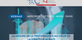 Webconférence CNA "La mesure de la performance au cœur de la stratégie Achats"